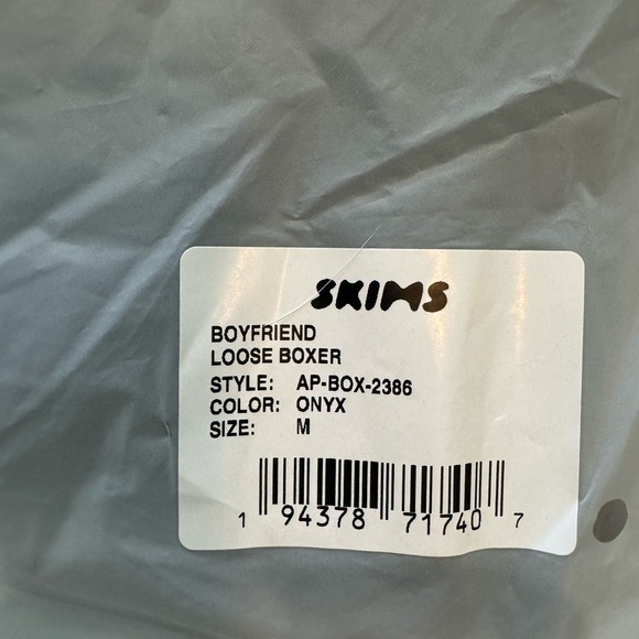 Skims Boyfriend Loose Boxer NWOT - Picture 4 of 5